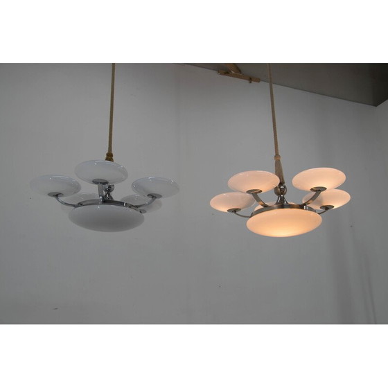 Image 1 of Pair of vintage chandeliers, 1920s