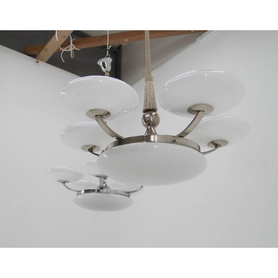 Image 1 of Pair of vintage chandeliers, 1920s