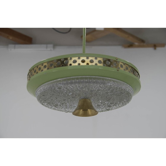 Image 1 of Vintage metal pendant lamp by Ludib Bratislava, 1960