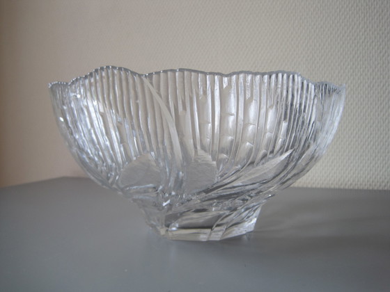 Image 1 of Coupe vintage en cristal au plomb Lausitzer Glasswerke Ddr