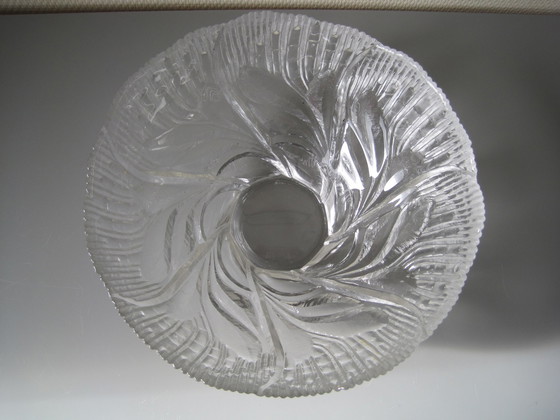 Image 1 of Vintage Lead Crystal Bowl Lausitzer Glasswerke Ddr