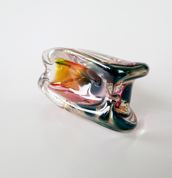 Image 1 of Coppa vintage • Vetro soffiato • Josef Rozinek • Borske Sklo • 1960