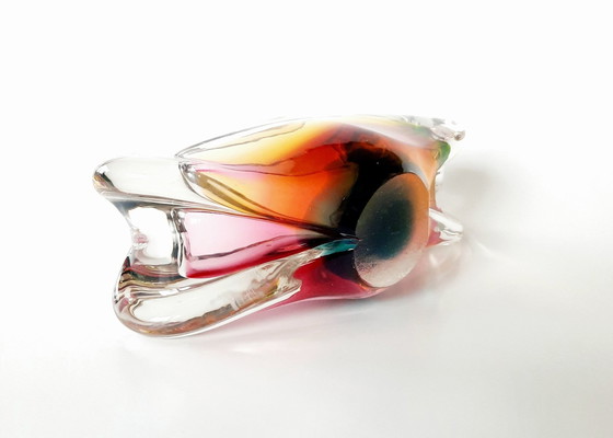 Image 1 of Coppa vintage • Vetro soffiato • Josef Rozinek • Borske Sklo • 1960