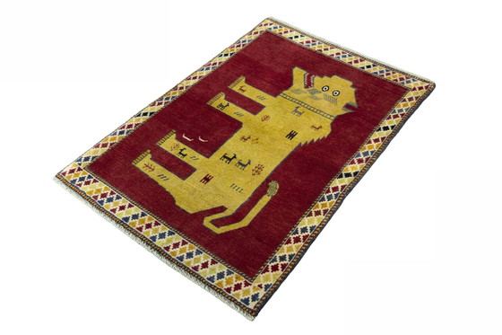 Image 1 of Hand-knotted Gabbeh Nomadic Rug - 151 X 103 Cm