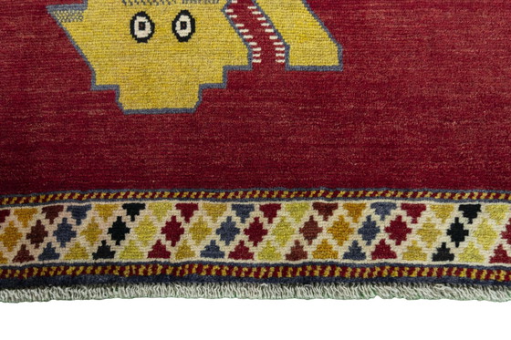 Image 1 of Hand-knotted Gabbeh Nomadic Rug - 151 X 103 Cm