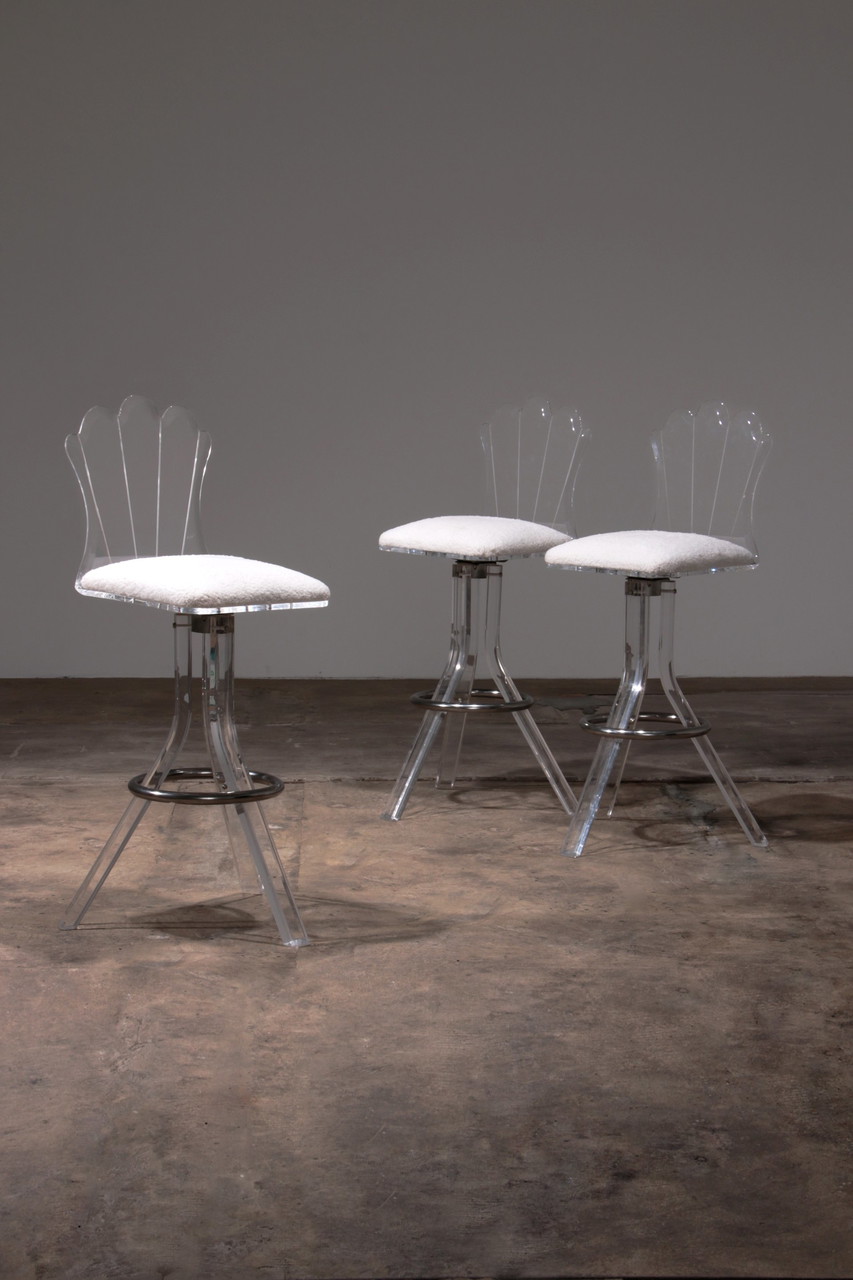 Lucite bar chairs discount