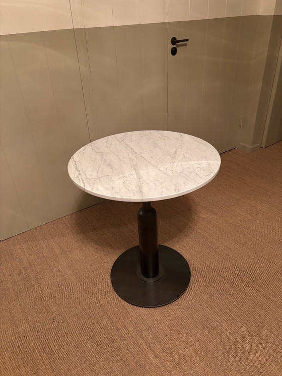 Image 1 of 2X Sika Rattan Chair With Marble Bistro Table