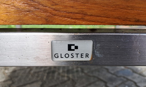 Gloster Stainless Steel/Teak Lounge Table 100X86X40(H)Cm, Dismountable