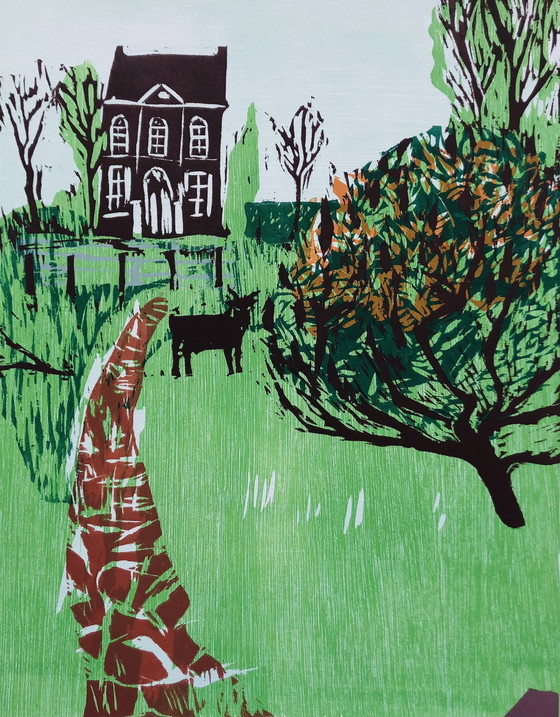 Image 1 of Theo Kooyman - Woodprint