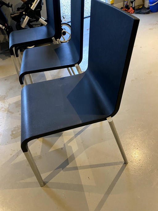 4x Vitra 03 Maarten Van Severen dining chair