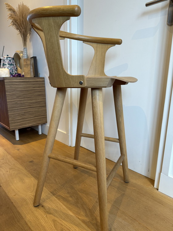 Image 1 of &Tradition In Between Barstool 65Cm White Oak