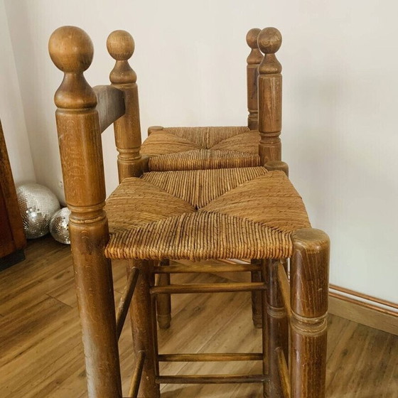 Image 1 of Pair of vintage high stools, 1950