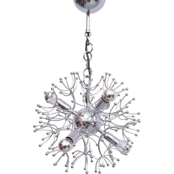 Image 1 of Vintage Sputnik Ceiling light Angelo Gaetano Sciolari  1960s