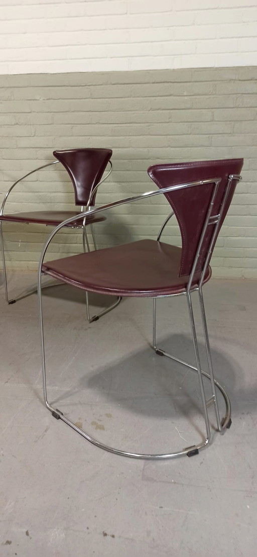 4 X Arrben Linda Dining Chairs 