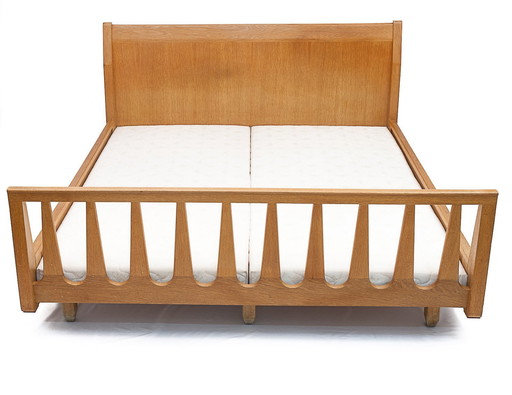 2-seater bed by Guillerme Et Chambron, 1970