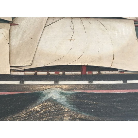 Image 1 of Modello di mezza planimetria d'epoca "Nave Northbroox"