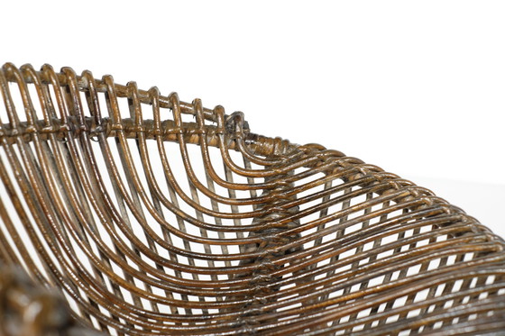 Image 1 of Rattan stool, Italy, 1960s.