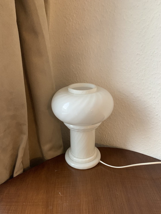 Image 1 of Lampe de table en verre Champignon