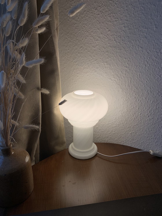 Image 1 of Table lamp glass mushroom