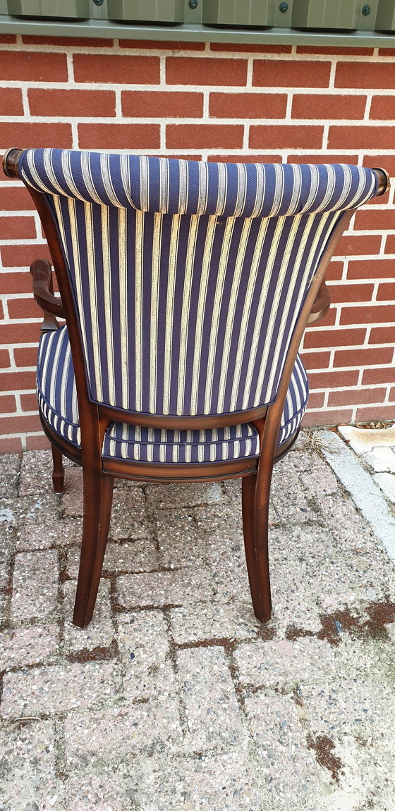 Image 1 of 4 Heroic Mahogany Dining Room Armchairs