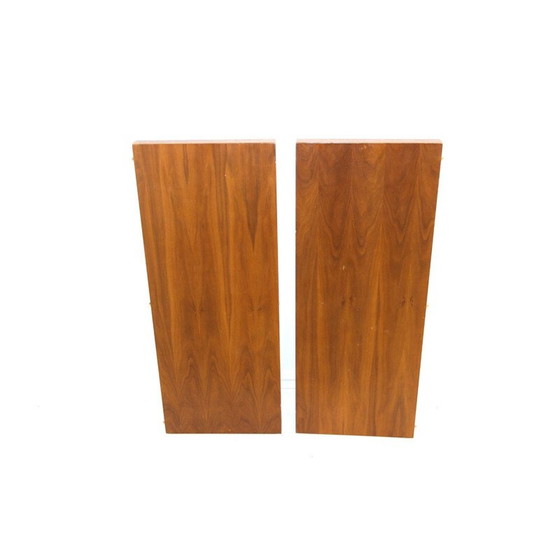 Image 1 of Vintage circular walnut table, Sweden 1960