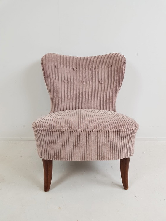 Image 1 of Artifort cocktail chair pink rib pastel Theo Ruth