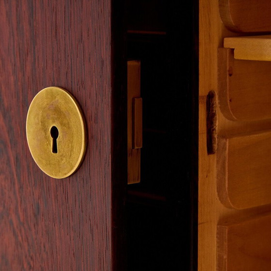 Image 1 of Vintage model A 232 wardrobe in rosewood and brass by Børge Mogensen for Fdb Møbler, 1960