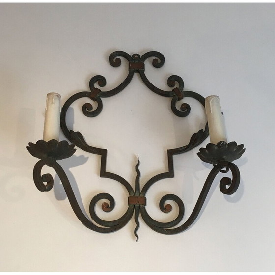 Image 1 of Pair of vintage sconces 1950