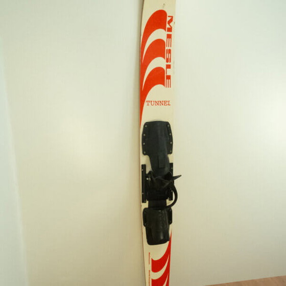 Image 1 of Old Mono Water Ski from Mesle, Plywood with Plastic Cover