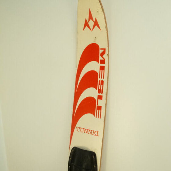 Image 1 of Old Mono Water Ski from Mesle, Plywood with Plastic Cover