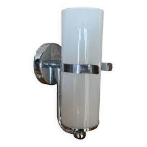 Image 1 of Coppia di lampade da parete vintage Space Age del 1970, in opalino