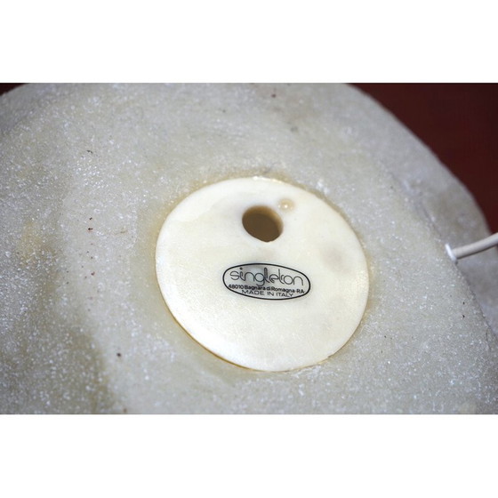 Image 1 of Lampada da terra vintage Moonrock di André Czenave per Singleton, Italia 1970