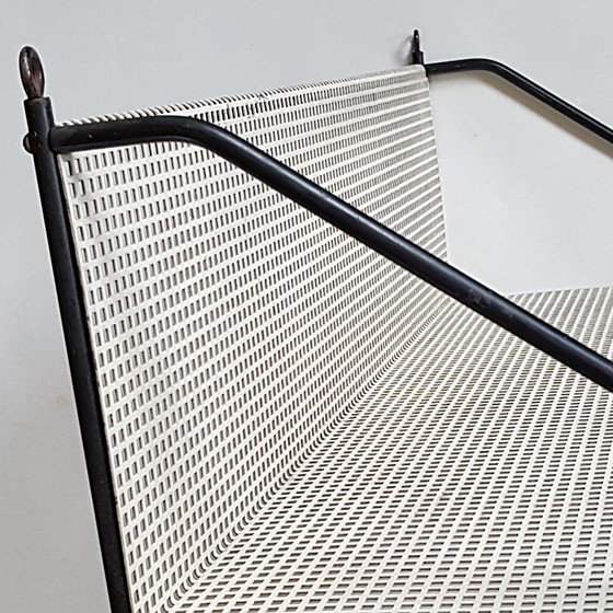 Image 1 of Perforated Metal Bookshelf by Tjerk Reijenga for Pilastro, 1950s