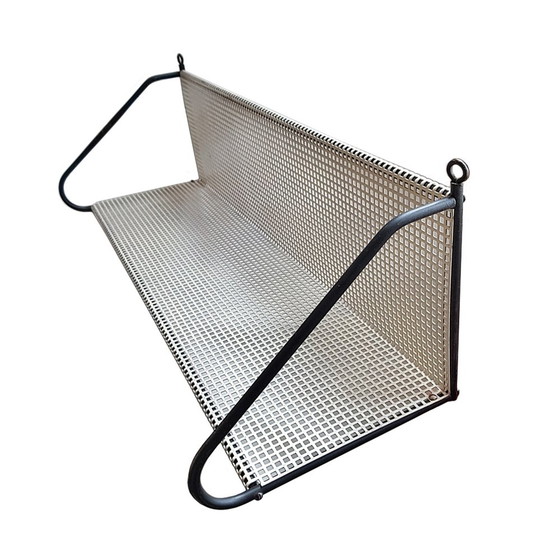 Image 1 of Perforated Metal Bookshelf by Tjerk Reijenga for Pilastro, 1950s