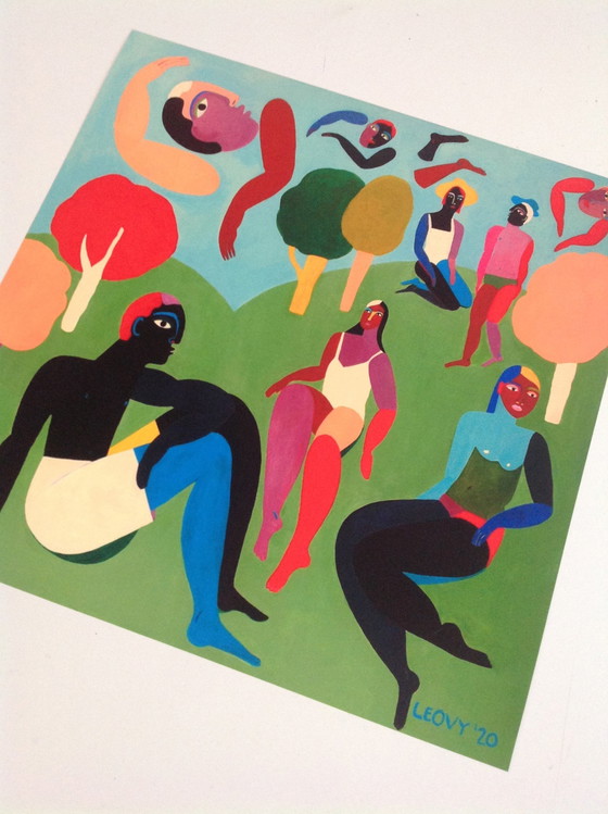 Image 1 of Ana Leovy "Junto al lago" Impresión de la revista Juxtapoz