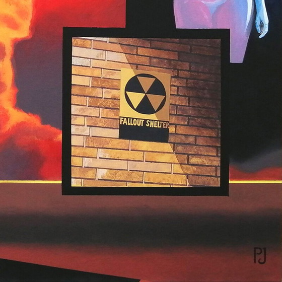 Image 1 of Vintage portrait acrylic on canvas by Pierre Jacob, 2020