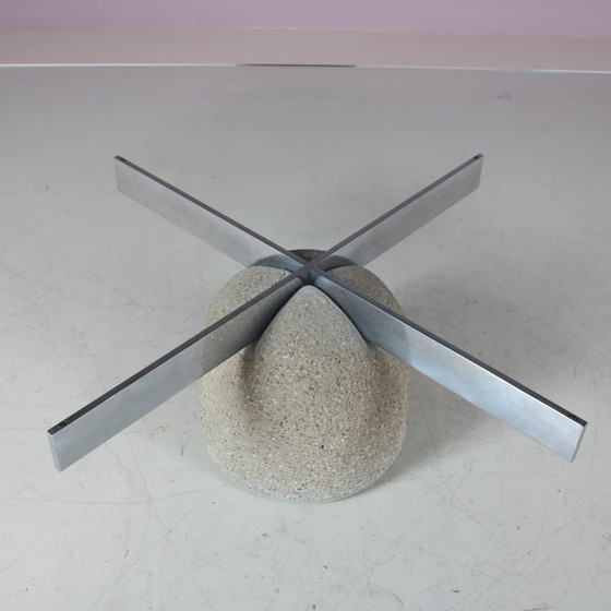 Image 1 of "Paracarro" Coffee table by Giovanni Offredi for Saporiti, Italy 1970