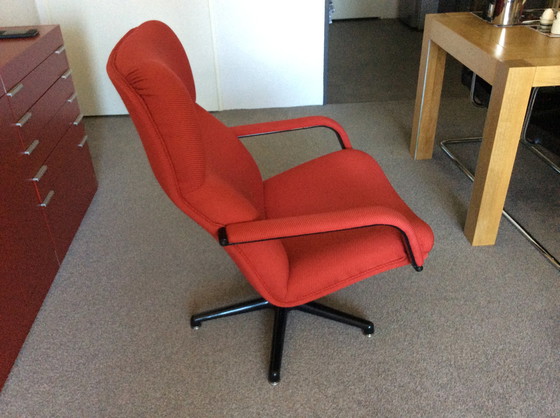 Image 1 of Chaise design Artifort rouge