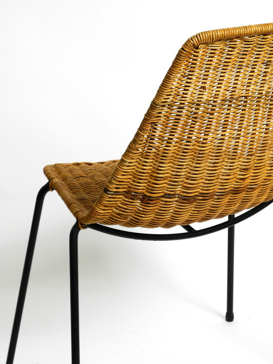 Image 1 of Original Italian Mid Century Modern Gian Franco Legler basket chair