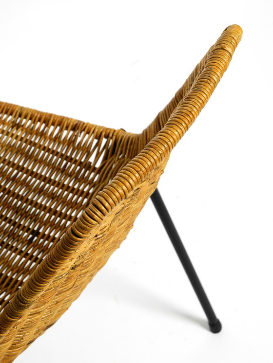 Image 1 of Original Italian Mid Century Modern Gian Franco Legler basket chair