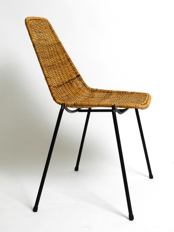 Image 1 of Original Italian Mid Century Modern Gian Franco Legler basket chair