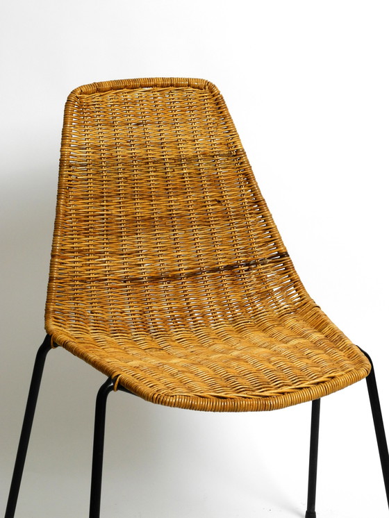 Image 1 of Original Italian Mid Century Modern Gian Franco Legler basket chair