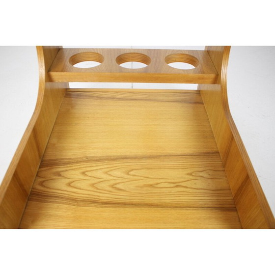 Image 1 of Vintage oak wood cart, Czechoslovakia 1960