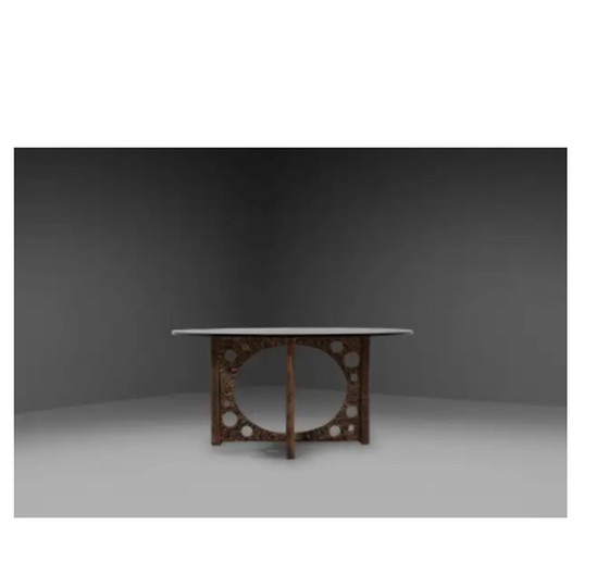 Image 1 of Table basse brutaliste