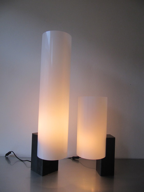 Image 1 of 2x Fashion table lamp metal