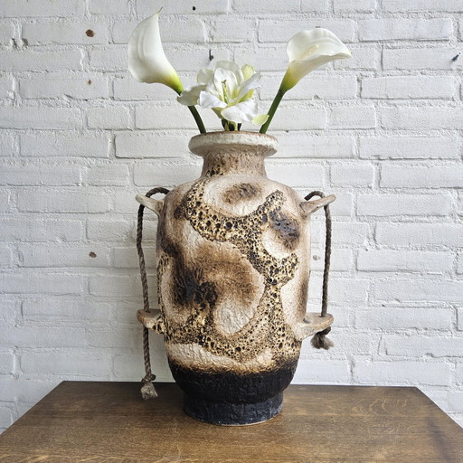 Very Large Brutalist West Germany Vase (Dumbler And Breiden)Va