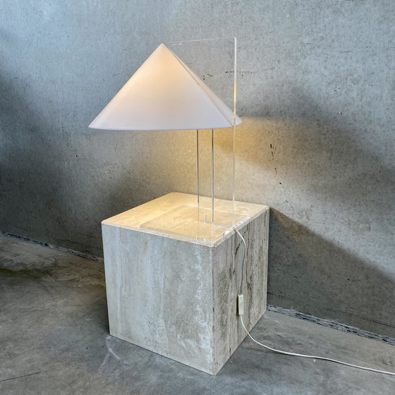 Image 1 of Harco Loor plexiglass table lamp