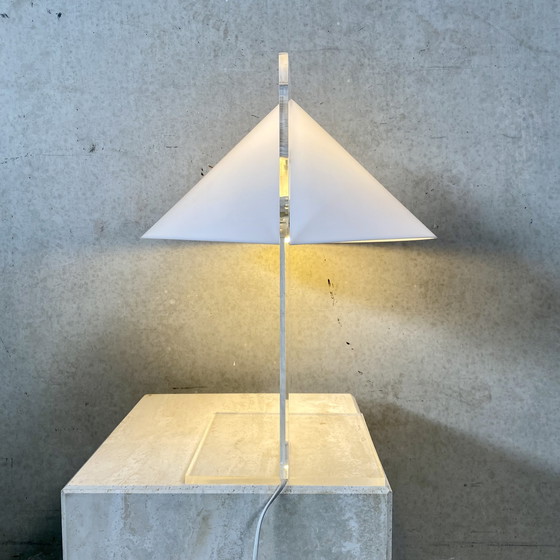 Image 1 of Harco Loor plexiglass table lamp