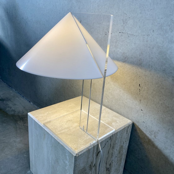 Image 1 of Harco Loor plexiglass table lamp