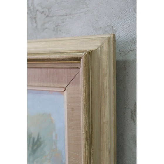 Image 1 of Dipinto vintage scandinavo con guazzo moderno di John Börén, Svezia 1950